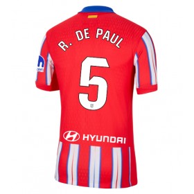 Atletico Madrid Rodrigo De Paul #5 Hemmakläder 2024-25 Kortärmad